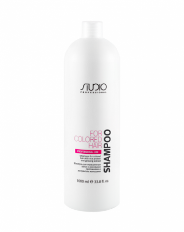Шампунь для окрашенных волос с рисовыми протеинами и экстрактом женьшеня - Kapous Studio Professional Shampoo for Colored Hair 1000 мл
