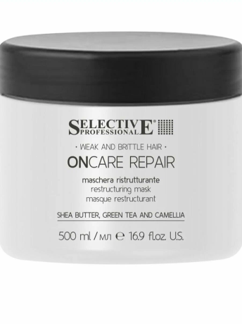Маска интенсивного действия для хрупких, поврежденных- Selective Professional ONCARE Repair Resrtructuring Mask
