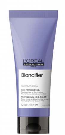 Смываемый уход для осветленных и мелированных волос- L'Оreal Professionnel Blondifier Gloss Conditioner 200 мл