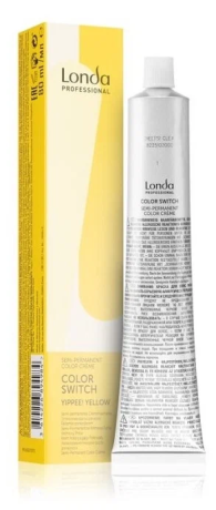 Оттеночная краска прямого действия (холодный желтый) - Londa Professional Semi‑Permanent Color Creme Color Switch YIPPEE! YELLOW