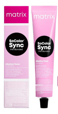 Краска для волос Mаtrix SoColor Sync Pre-Bonded 7VM (Блондин перламутровый мокка)