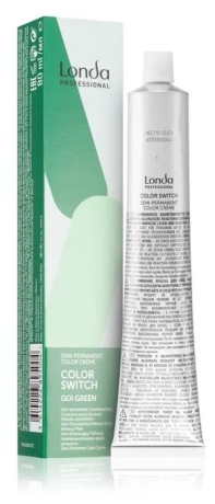 Оттеночная краска прямого действия (зеленый) - Londa Professional Semi‑Permanent Color Creme Color Switch GO! GREEN