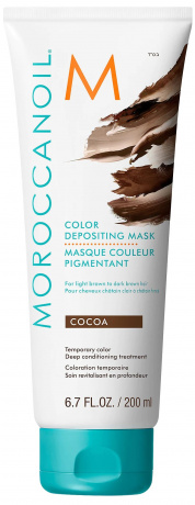 Маска тонирующая для волос Какао - Moroccanoil Color Depositing Mask Cocoa 200 мл