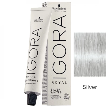 Краска для волос - Schwarzkopf Professional Igora Silver Whites Silver (Серебро)