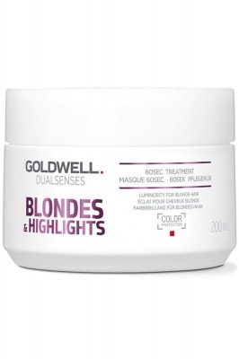 Маска интенсивная для осветленных и мелированных волос - Goldwell Dualsenses Blondes & Highlights 60sec Treatment  