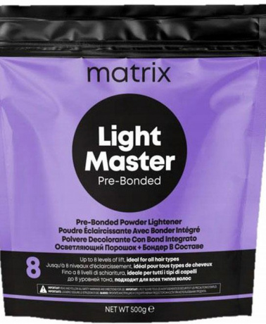 Осветляющий порошок с бондером до 8 уровней тона - Mаtrix Light Master Pre-Bonded