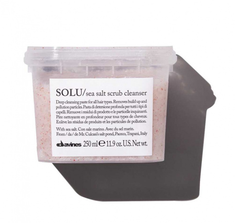 Скраб с морской солью  - Davines Solu Sea salt scrub cleanser