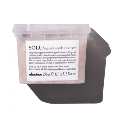 Скраб с морской солью  - Davines Solu Sea salt scrub cleanser
