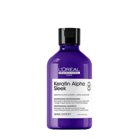 Разглаживающий шампунь -L'Оreal Professionnel Serie Expert Keratin Alpha Sleek Shampoo