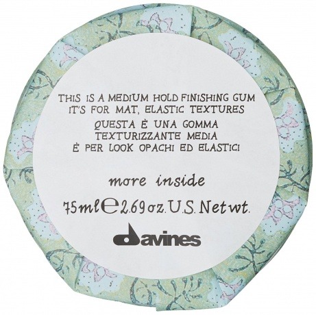 Эластик гель для матовых подвижных текстур - Davines More Inside Medium Hold Finishing Gum 