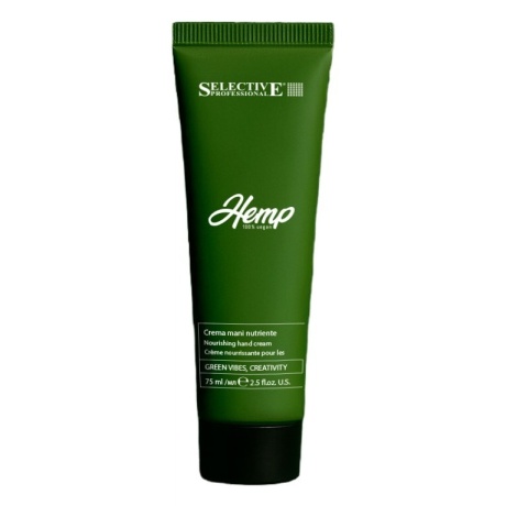Защитный и питательный крем для рук - Selective Professional Hemp Nourishing Hand Cream