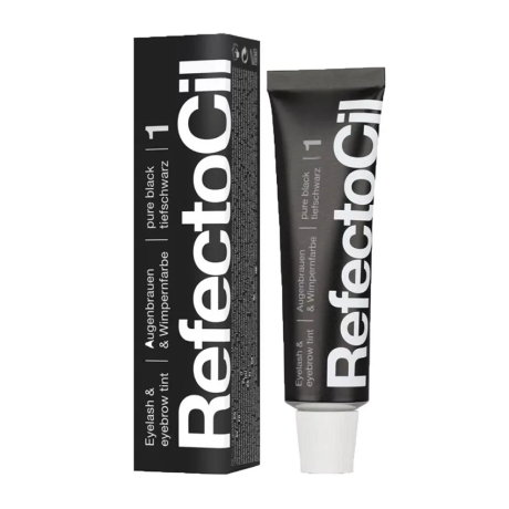 Краска для бровей и ресниц - RefectoCil №1 Black (Черная)