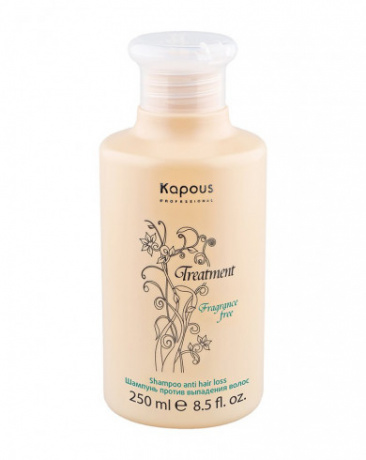 Шампунь против выпадения волос - Kapous Fragrance Free Treatment Anti Hair Loss Shampoo 250 мл