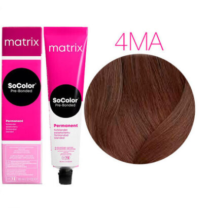 Краска для волос Шатен мокка пепльный - SoColor Beauty 4MA