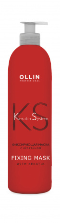Фиксирующая маска с кератином - Ollin Professional Keratine System Fixing Mask 