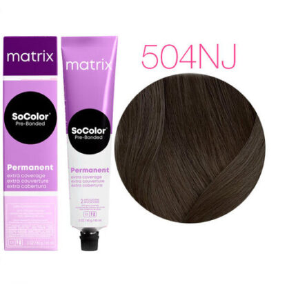 Шатен натуральный нефритовый - Mаtrix SoColor Pre-Bonded 504NJ 