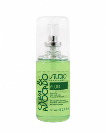 Флюид для секущихся кончиков волос с маслами авокадо и оливы - Kapous Studio Professional Oliva & Avocado Fluid 80 мл