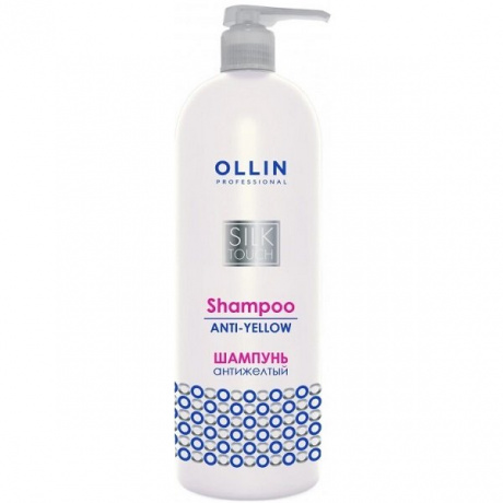 Антижелтый шампунь для волос - Ollin Professional Silk Touch Anti Yellow Shampoo