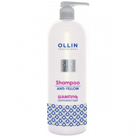 Антижелтый шампунь для волос - Ollin Professional Silk Touch Anti Yellow Shampoo