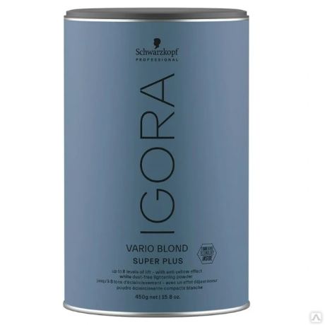 Порошок осветляющий - Schwarzkopf Professional Igora Vario Blond Powder Lightener SUPER PLUS 450g