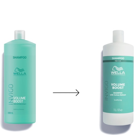 Шампунь для придания объема - Wella Professional Invigo Volume Boost Bodifying Shampoo 1000 мл