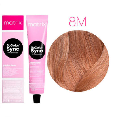 Краска для волос Светлый Блондин Мокка - Mаtrix Color Sync 8М