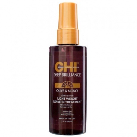 Легкая несмываемая сыворотка-сияние CHI Deep Brilliance Olive and Monoi Shine Serum  