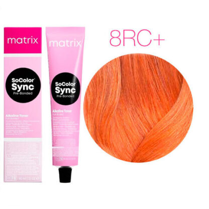 Краска для волос Светлый Блондин Красно-Медный + - Mаtrix Color Sync 8RC+