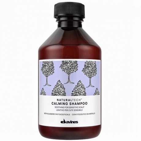 Успокаивающий шампунь для чувствительной кожи головы -Davines New Natural Tech Calming Shampoo  