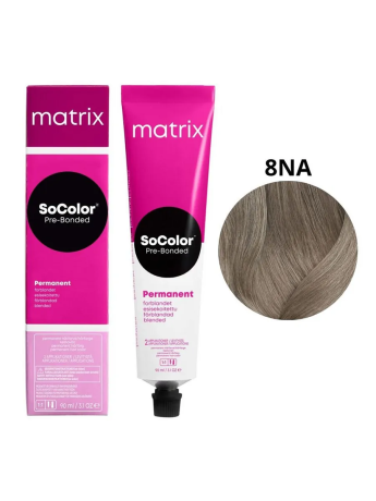 Перманентный краситель - Matrix SoColor Pre-Bonded 8NA (Светлый блондин натуральный пепельный)