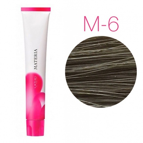 Lebel Materia 3D M-6 (тёмный блондин матовый) - Перманентная низкоаммичная краска для волос 