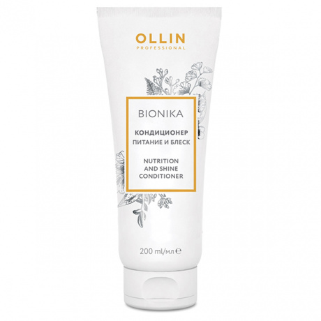 Кондиционер Питание и блеск - Ollin Professional BioNika Nutrition and Shine Conditioner