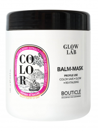 Бальзам-маска для окрашенных волос с экстрактом брусники - Bouticle Glow Lab Color Balm-Mask