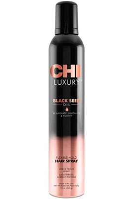 Лак для волос с маслом семян черного тмина подвижной фиксации - CHI Luxury Black Seed Oil Flexible Hold Hairspray