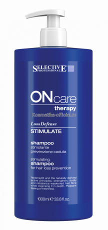 Стимулирующий шампунь, предотвращающий выпадение волос - Selective Professional On Care Hair Loss Stimulate Shampoo  
