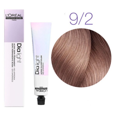 Краска для волос - L'Оreal Professionnel Dia Light  9.2 (Очень светлый блондин перламутровый) 
