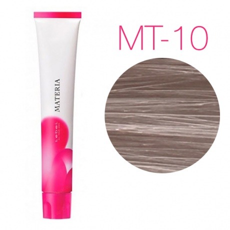Lebel Materia 3D MT-10 (яркий блондин металлик) - Перманентная низкоаммичная краска для волос