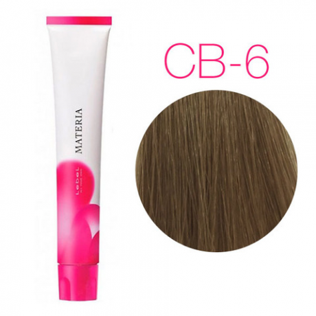 Перманентная краска для волос- Lebel Materia 3D CB-6 (тёмный блондин холодный)