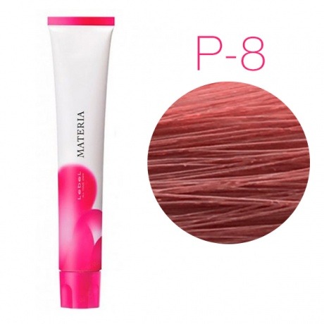 Lebel Materia 3D P-8 (светлый блондин розовый) - Перманентная низкоаммичная краска для волос