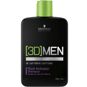 Шампунь активатор роста волос - Schwarzkopf Professional [3D]MEN Root Aktivating Shampoo  