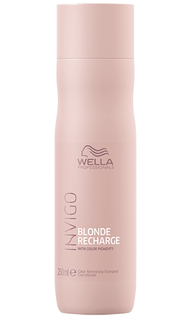  Шампунь-нейтрализатор желтизны для холодных светлых оттенков - Wella Professional  Invigo Blonde Recharge Cool Blonde Color Refreshing Shampoo