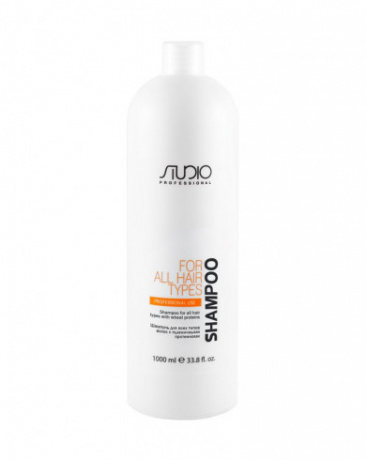 Шампунь для всех типов волос с пшеничными протеинами - Kapous Studio Professional Shampoo for All Hair Types 1000 мл
