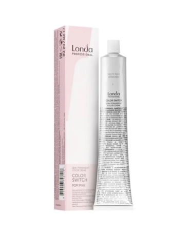 Оттеночная краска прямого действия (розовый) - Londa Professional Semi‑Permanent Color Creme Color Switch POP! PINK