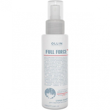 Спрей-тоник для стимуляции роста волос - Ollin Professional Full Force Stimulating Spray Tonic