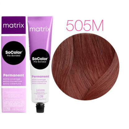 Краска для волос Светлый Шатен Мокка 100% покрытие седины - SoColor beauty 505M 