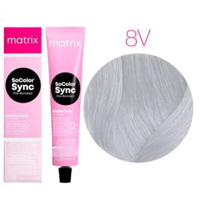 Краска для волос Светлый Блондин Перламутровый - Mаtrix Color Sync 8V