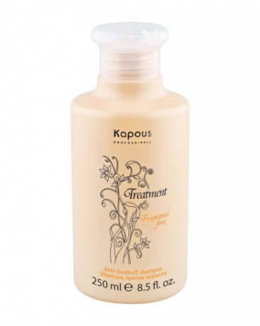 Шампунь против перхоти - Kapous Fragrance Free Treatment Anti-dandruff Shampoo 250 мл