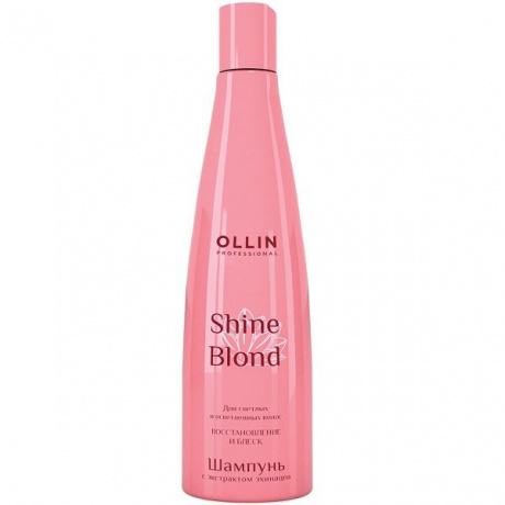 Шампунь с экстрактом эхинацеи - Ollin Professional Shine Blond Shampoo 