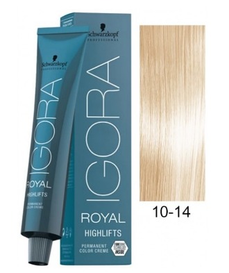 Экстрасветлый блондин сандрэ бежевый  - Schwarzkopf Igora Royal Highlifts Hair Color 10-14 