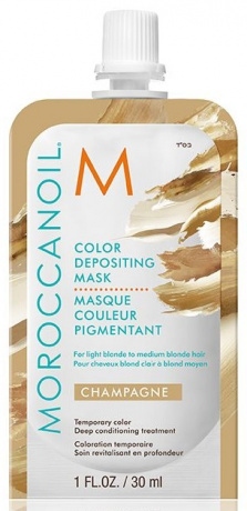 Маска тонирующая для волос Шампань - Moroccanoil Color Depositing Mask Champagne 30 мл